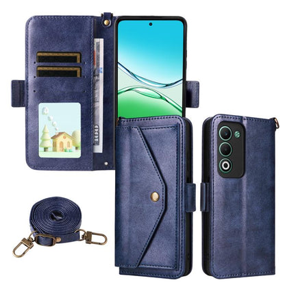 Multi-card Slots Crossbody Cowhide Leather Phone Case, For OPPO A6 Pro Global, For OPPO Reno14 / Reno14 F 5G Global, For OPPO A5x 5G / 4G, For OPPO A5 5G / 4G Global, For OPPO Reno14 Pro 5G, For OPPO A5 Pro 5G / 4G Global, For OPPO Reno13 F 5G         ...