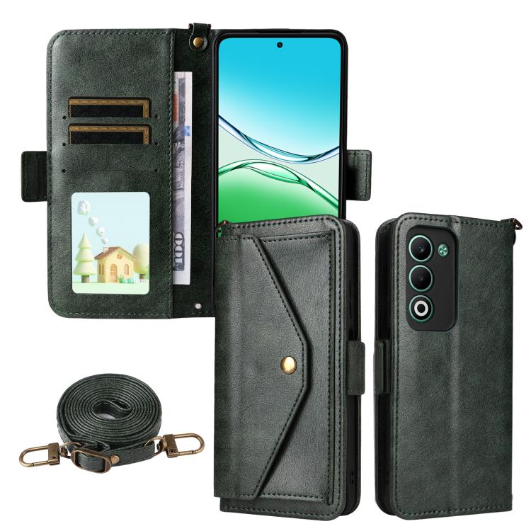 Multi-card Slots Crossbody Cowhide Leather Phone Case, For OPPO A6 Pro Global, For OPPO Reno14 / Reno14 F 5G Global, For OPPO A5x 5G / 4G, For OPPO A5 5G / 4G Global, For OPPO Reno14 Pro 5G, For OPPO A5 Pro 5G / 4G Global, For OPPO Reno13 F 5G         ...