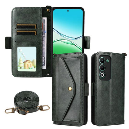 Multi-card Slots Crossbody Cowhide Leather Phone Case, For OPPO A6 Pro Global, For OPPO Reno14 / Reno14 F 5G Global, For OPPO A5x 5G / 4G, For OPPO A5 5G / 4G Global, For OPPO Reno14 Pro 5G, For OPPO A5 Pro 5G / 4G Global, For OPPO Reno13 F 5G         ...