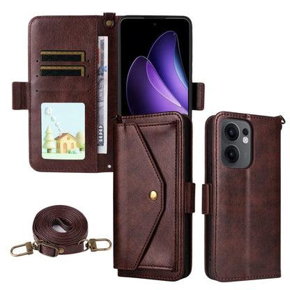 Multi-card Slots Crossbody Cowhide Leather Phone Case, For OPPO A6 Pro Global, For OPPO Reno14 / Reno14 F 5G Global, For OPPO A5x 5G / 4G, For OPPO A5 5G / 4G Global, For OPPO Reno14 Pro 5G, For OPPO A5 Pro 5G / 4G Global, For OPPO Reno13 F 5G         ...