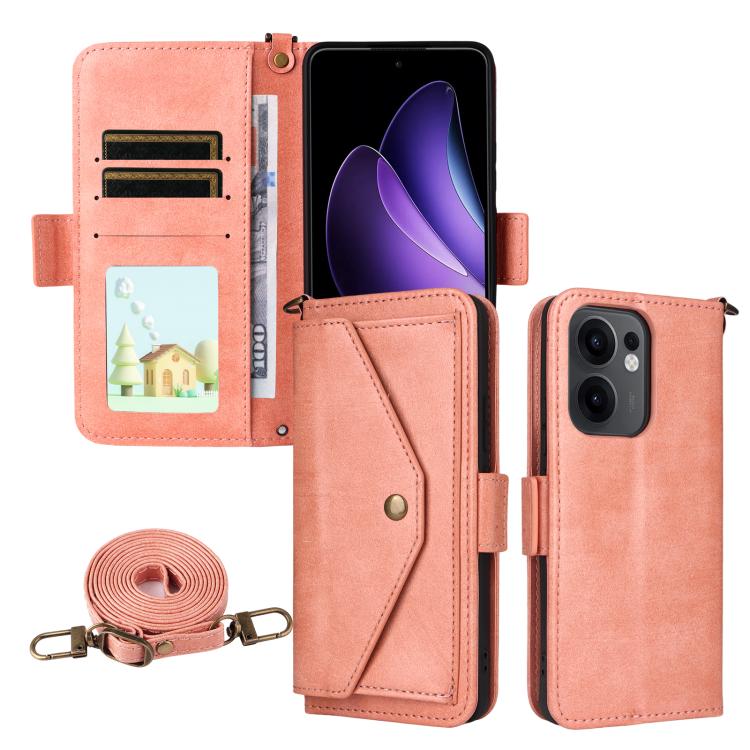 Multi-card Slots Crossbody Cowhide Leather Phone Case, For OPPO A6 Pro Global, For OPPO Reno14 / Reno14 F 5G Global, For OPPO A5x 5G / 4G, For OPPO A5 5G / 4G Global, For OPPO Reno14 Pro 5G, For OPPO A5 Pro 5G / 4G Global, For OPPO Reno13 F 5G         ...