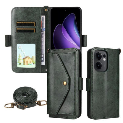 Multi-card Slots Crossbody Cowhide Leather Phone Case, For OPPO A6 Pro Global, For OPPO Reno14 / Reno14 F 5G Global, For OPPO A5x 5G / 4G, For OPPO A5 5G / 4G Global, For OPPO Reno14 Pro 5G, For OPPO A5 Pro 5G / 4G Global, For OPPO Reno13 F 5G         ...