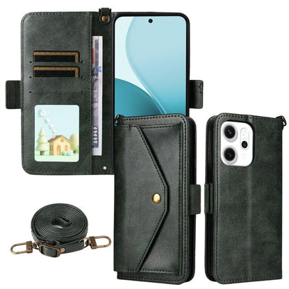 Multi-card Slots Crossbody Cowhide Leather Phone Case, For OPPO A6 Pro Global, For OPPO Reno14 / Reno14 F 5G Global, For OPPO A5x 5G / 4G, For OPPO A5 5G / 4G Global, For OPPO Reno14 Pro 5G, For OPPO A5 Pro 5G / 4G Global, For OPPO Reno13 F 5G         ...