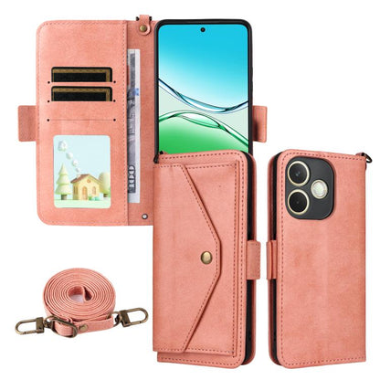 Multi-card Slots Crossbody Cowhide Leather Phone Case, For OPPO A6 Pro Global, For OPPO Reno14 / Reno14 F 5G Global, For OPPO A5x 5G / 4G, For OPPO A5 5G / 4G Global, For OPPO Reno14 Pro 5G, For OPPO A5 Pro 5G / 4G Global, For OPPO Reno13 F 5G         ...