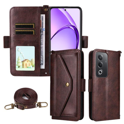 Multi-card Slots Crossbody Cowhide Leather Phone Case, For OPPO A6 Pro Global, For OPPO Reno14 / Reno14 F 5G Global, For OPPO A5x 5G / 4G, For OPPO A5 5G / 4G Global, For OPPO Reno14 Pro 5G, For OPPO A5 Pro 5G / 4G Global, For OPPO Reno13 F 5G         ...
