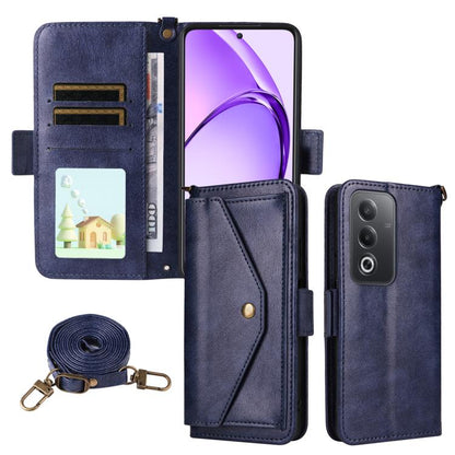 Multi-card Slots Crossbody Cowhide Leather Phone Case, For OPPO A6 Pro Global, For OPPO Reno14 / Reno14 F 5G Global, For OPPO A5x 5G / 4G, For OPPO A5 5G / 4G Global, For OPPO Reno14 Pro 5G, For OPPO A5 Pro 5G / 4G Global, For OPPO Reno13 F 5G         ...