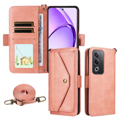 Multi-card Slots Crossbody Cowhide Leather Phone Case, For OPPO A6 Pro Global, For OPPO Reno14 / Reno14 F 5G Global, For OPPO A5x 5G / 4G, For OPPO A5 5G / 4G Global, For OPPO Reno14 Pro 5G, For OPPO A5 Pro 5G / 4G Global, For OPPO Reno13 F 5G         ...