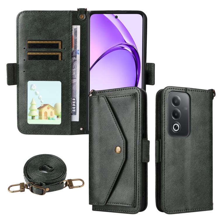 Multi-card Slots Crossbody Cowhide Leather Phone Case, For OPPO A6 Pro Global, For OPPO Reno14 / Reno14 F 5G Global, For OPPO A5x 5G / 4G, For OPPO A5 5G / 4G Global, For OPPO Reno14 Pro 5G, For OPPO A5 Pro 5G / 4G Global, For OPPO Reno13 F 5G         ...