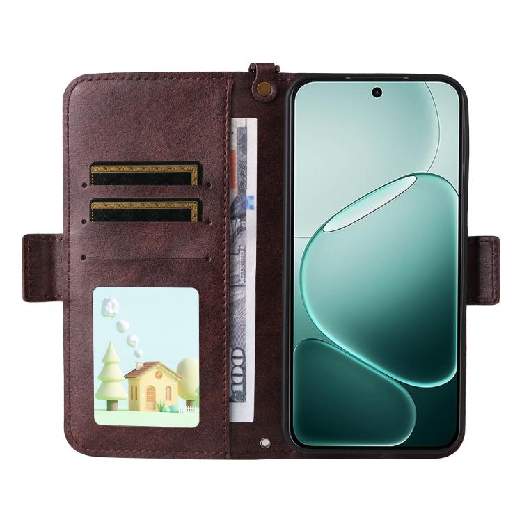 Multi-card Slots Crossbody Cowhide Leather Phone Case, For OPPO A6 Pro Global, For OPPO Reno14 / Reno14 F 5G Global, For OPPO A5x 5G / 4G, For OPPO A5 5G / 4G Global, For OPPO Reno14 Pro 5G, For OPPO A5 Pro 5G / 4G Global, For OPPO Reno13 F 5G         ...