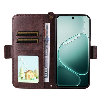Multi-card Slots Crossbody Cowhide Leather Phone Case, For OPPO A6 Pro Global, For OPPO Reno14 / Reno14 F 5G Global, For OPPO A5x 5G / 4G, For OPPO A5 5G / 4G Global, For OPPO Reno14 Pro 5G, For OPPO A5 Pro 5G / 4G Global, For OPPO Reno13 F 5G         ...