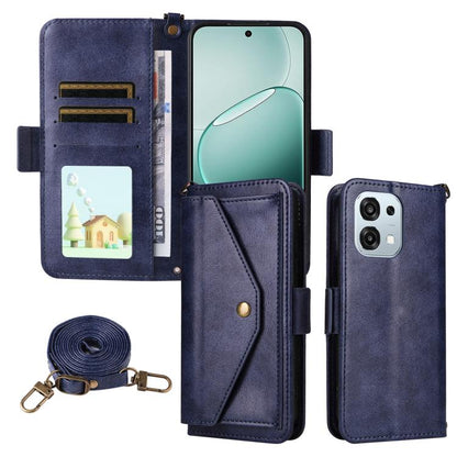 Multi-card Slots Crossbody Cowhide Leather Phone Case, For OPPO A6 Pro Global, For OPPO Reno14 / Reno14 F 5G Global, For OPPO A5x 5G / 4G, For OPPO A5 5G / 4G Global, For OPPO Reno14 Pro 5G, For OPPO A5 Pro 5G / 4G Global, For OPPO Reno13 F 5G         ...