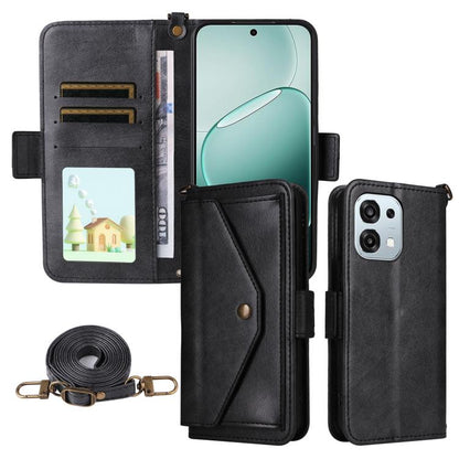 Multi-card Slots Crossbody Cowhide Leather Phone Case, For OPPO A6 Pro Global, For OPPO Reno14 / Reno14 F 5G Global, For OPPO A5x 5G / 4G, For OPPO A5 5G / 4G Global, For OPPO Reno14 Pro 5G, For OPPO A5 Pro 5G / 4G Global, For OPPO Reno13 F 5G         ...