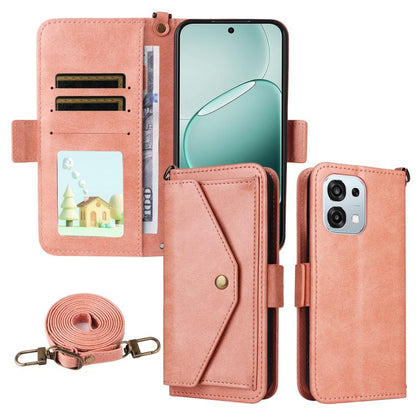 Multi-card Slots Crossbody Cowhide Leather Phone Case, For OPPO A6 Pro Global, For OPPO Reno14 / Reno14 F 5G Global, For OPPO A5x 5G / 4G, For OPPO A5 5G / 4G Global, For OPPO Reno14 Pro 5G, For OPPO A5 Pro 5G / 4G Global, For OPPO Reno13 F 5G         ...