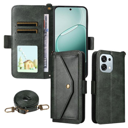 Multi-card Slots Crossbody Cowhide Leather Phone Case, For OPPO A6 Pro Global, For OPPO Reno14 / Reno14 F 5G Global, For OPPO A5x 5G / 4G, For OPPO A5 5G / 4G Global, For OPPO Reno14 Pro 5G, For OPPO A5 Pro 5G / 4G Global, For OPPO Reno13 F 5G         ...