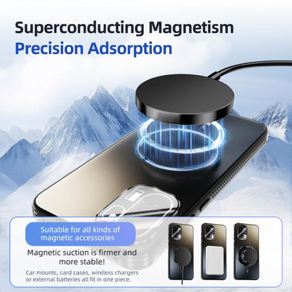 ABEEL Heat Dissipation Frosted MagSafe Phone Case with Lens Film, For OnePlus Ace 6, For OnePlus 15, For OnePlus 13T