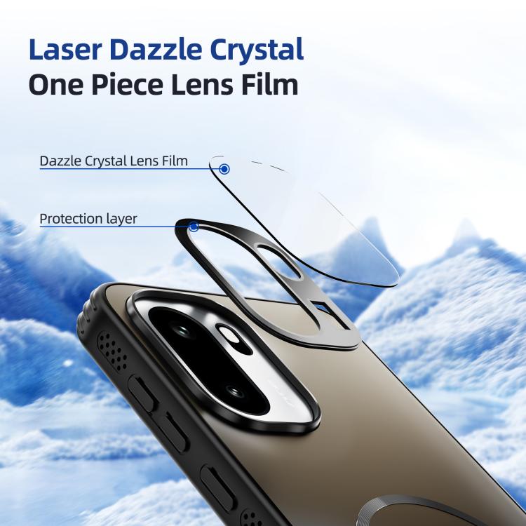 ABEEL Heat Dissipation Frosted MagSafe Phone Case with Lens Film, For OnePlus Ace 6, For OnePlus 15, For OnePlus 13T
