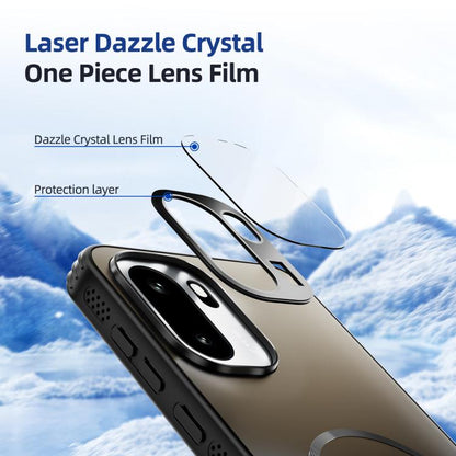ABEEL Heat Dissipation Frosted MagSafe Phone Case with Lens Film, For OnePlus Ace 6, For OnePlus 15, For OnePlus 13T