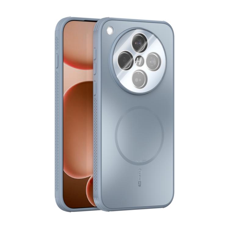 ABEEL MagSafe phone case, frosted light blue with camera lens cutouts