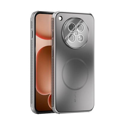 ABEEL MagSafe phone case, frosted gray-silver with camera lens cutouts