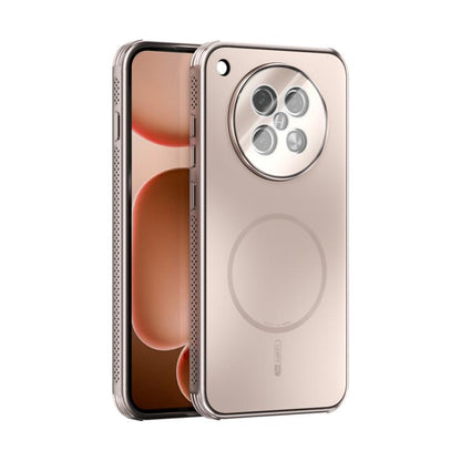 ABEEL MagSafe phone case, frosted rose gold with camera lens cutouts