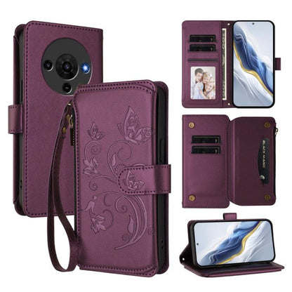 Butterfly Love Flower Multi-card Zipper Wallet Leather Phone Case, For ZTE nubia Neo 5 5G, For ZTE nubia Neo 5 GT 5G, For ZTE nubia P7 Pro / Optus X Value, For ZTE nubia P9 Pro / Optus X Pro 2 5G, For ZTE nubia RedMagic 11 Air                          ...