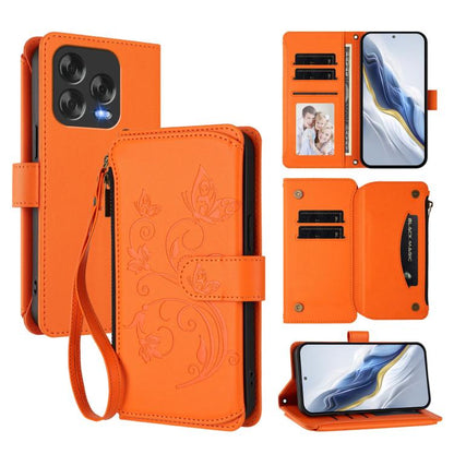 Butterfly Love Flower Multi-card Zipper Wallet Leather Phone Case, For ZTE Kantan Sumaho 4 A402ZT, For ZTE Blade V60 4G / Axon 60 4G, For ZTE Blade A35e, For ZTE Nubia Neo 3 GT, For ZTE nubia Music 2, For ZTE nubia S 5G A403ZT                          ...