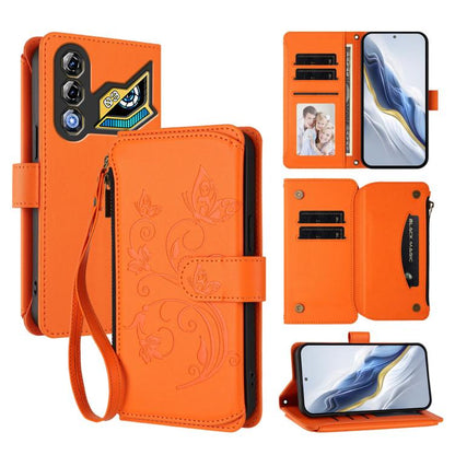 Butterfly Love Flower Multi-card Zipper Wallet Leather Phone Case, For ZTE Kantan Sumaho 4 A402ZT, For ZTE Blade V60 4G / Axon 60 4G, For ZTE Blade A35e, For ZTE Nubia Neo 3 GT, For ZTE nubia Music 2, For ZTE nubia S 5G A403ZT                          ...