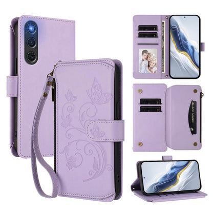 Butterfly Love Flower Multi-card Zipper Wallet Leather Phone Case, For ZTE nubia Neo 5 5G, For ZTE nubia Neo 5 GT 5G, For ZTE nubia P7 Pro / Optus X Value, For ZTE nubia P9 Pro / Optus X Pro 2 5G, For ZTE nubia RedMagic 11 Air                          ...
