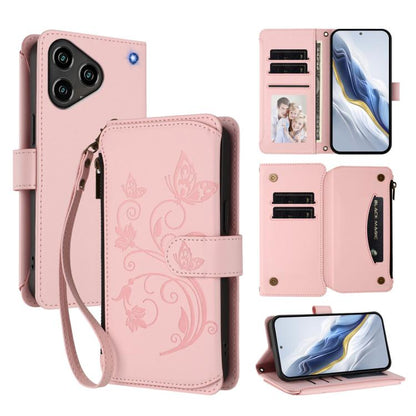Butterfly Love Flower Multi-card Zipper Wallet Leather Phone Case, For ZTE nubia Neo 5 5G, For ZTE nubia Neo 5 GT 5G, For ZTE nubia P7 Pro / Optus X Value, For ZTE nubia P9 Pro / Optus X Pro 2 5G, For ZTE nubia RedMagic 11 Air                          ...