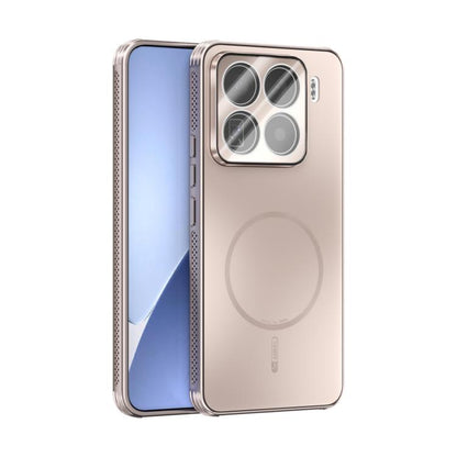 ABEEL Heat Dissipation Frosted MagSafe Phone Case with Lens Film, For Xiaomi 17 Ultra, For Xiaomi 15S Pro, For Xiaomi 15 Ultra, For Xiaomi 15 Pro, For Xiaomi 15