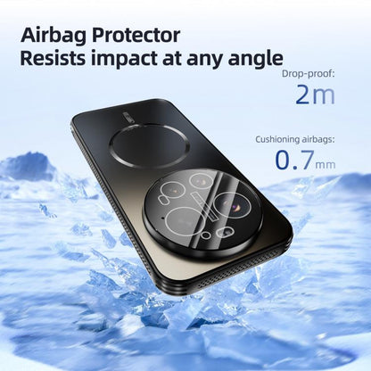 ABEEL Heat Dissipation Frosted MagSafe Phone Case with Lens Film, For Xiaomi 17 Ultra, For Xiaomi 15S Pro, For Xiaomi 15 Ultra, For Xiaomi 15 Pro, For Xiaomi 15