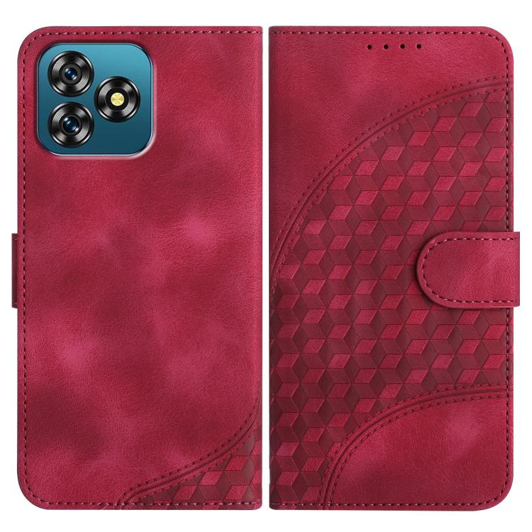 Elephant Head Embossed Phone Leather Case with Lanyard, For Oukitel C17 4G 2026, For Oukitel C26, For Oukitel C53, For Oukitel C51