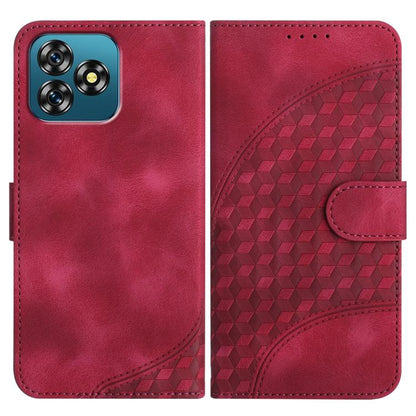Elephant Head Embossed Phone Leather Case with Lanyard, For Oukitel C17 4G 2026, For Oukitel C26, For Oukitel C53, For Oukitel C51