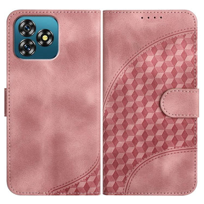 Elephant Head Embossed Phone Leather Case with Lanyard, For Oukitel C17 4G 2026, For Oukitel C26, For Oukitel C53, For Oukitel C51