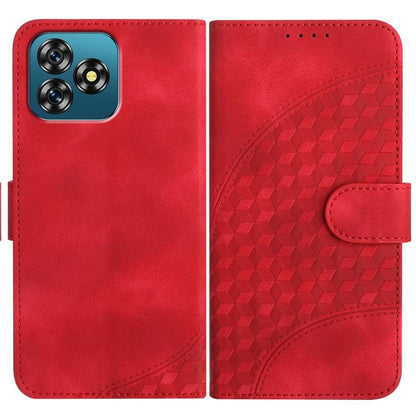 Elephant Head Embossed Phone Leather Case with Lanyard, For Oukitel C17 4G 2026, For Oukitel C26, For Oukitel C53, For Oukitel C51