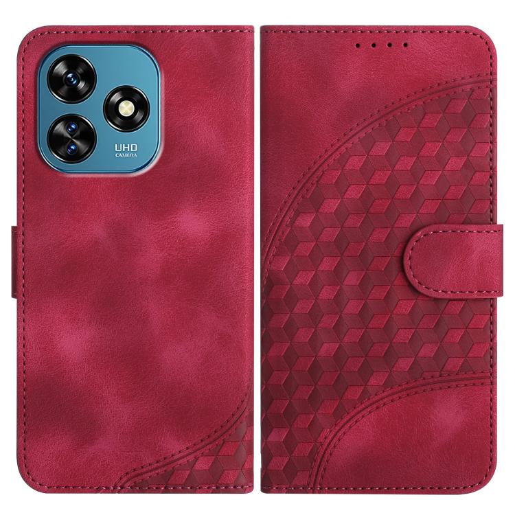 Elephant Head Embossed Phone Leather Case with Lanyard, For Oukitel C17 4G 2026, For Oukitel C26, For Oukitel C53, For Oukitel C51