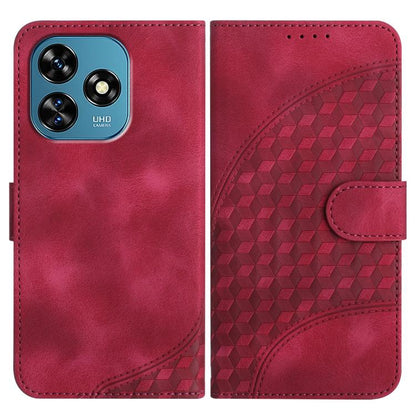 Elephant Head Embossed Phone Leather Case with Lanyard, For Oukitel C17 4G 2026, For Oukitel C26, For Oukitel C53, For Oukitel C51