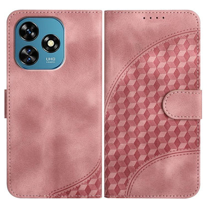 Elephant Head Embossed Phone Leather Case with Lanyard, For Oukitel C17 4G 2026, For Oukitel C26, For Oukitel C53, For Oukitel C51