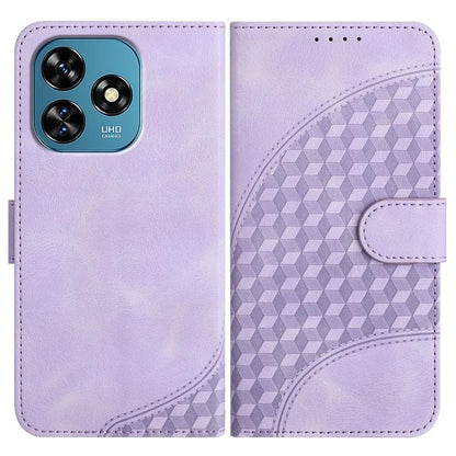 Elephant Head Embossed Phone Leather Case with Lanyard, For Oukitel C17 4G 2026, For Oukitel C26, For Oukitel C53, For Oukitel C51