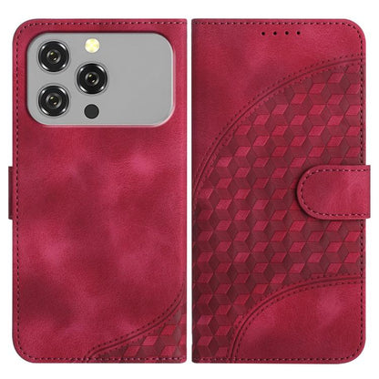 Elephant Head Embossed Phone Leather Case with Lanyard, For Oukitel C17 4G 2026, For Oukitel C26, For Oukitel C53, For Oukitel C51