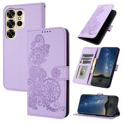 Datura Flower Embossed Flip Leather Phone Case, For Oukitel C17 4G 2026, For Oukitel C26, For Oukitel C53, For Oukitel C51