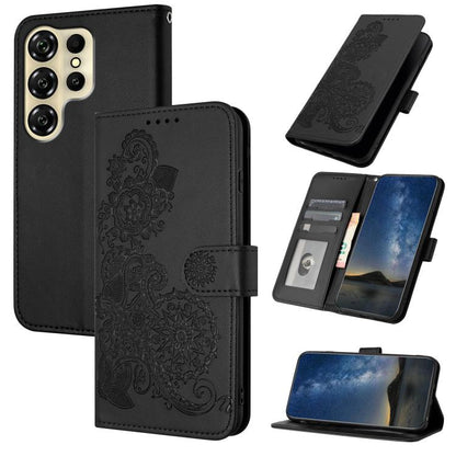 Datura Flower Embossed Flip Leather Phone Case, For Oukitel C17 4G 2026, For Oukitel C26, For Oukitel C53, For Oukitel C51