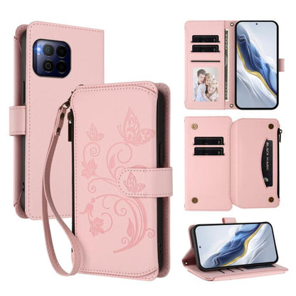 Butterfly Love Flower Multi-card Zipper Wallet Leather Phone Case, For T-Mobile Revvl 8 / T Phone 3, For T-Mobile Revvl 7 Pro / T Phone 2 Pro, For T-Mobile Revvl 7 / T Phone 2 5G, For T-Mobile Revvl 6 Pro 5G / 6X Pro 5G                                 ...