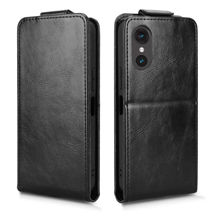 Magnetic Vertical Flip Leather Phone Case with Buckle, For Fujitsu Arrows We3, For Fujitsu Arrows Alpha F-51F
