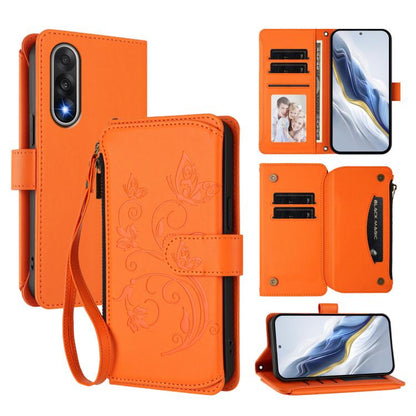Butterfly Love Flower Multi-card Zipper Wallet Leather Phone Case, For OnePlus Turbo 6X Pro 5G, For OnePlus Turbo 6 / 6V 5G, For OnePlus Nord 5 5G / Ace 5 Ultra, For OnePlus Nord CE5 / Ace 5 Racing, For OnePlus 13T, For OnePlus 13R 5G / Ace 5 / 5 Pro  ...
