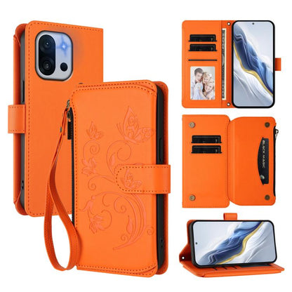 Butterfly Love Flower Multi-card Zipper Wallet Leather Phone Case, For OnePlus Turbo 6X Pro 5G, For OnePlus Turbo 6 / 6V 5G, For OnePlus Nord 5 5G / Ace 5 Ultra, For OnePlus Nord CE5 / Ace 5 Racing, For OnePlus 13T, For OnePlus 13R 5G / Ace 5 / 5 Pro  ...