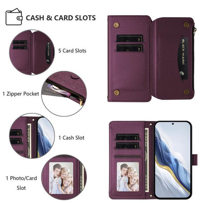 Butterfly Love Flower Multi-card Zipper Wallet Leather Phone Case, For OnePlus Turbo 6X Pro 5G, For OnePlus Turbo 6 / 6V 5G, For OnePlus Nord 5 5G / Ace 5 Ultra, For OnePlus Nord CE5 / Ace 5 Racing, For OnePlus 13T, For OnePlus 13R 5G / Ace 5 / 5 Pro  ...