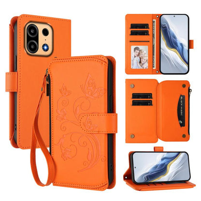 Butterfly Love Flower Multi-card Zipper Wallet Leather Phone Case, For OnePlus Turbo 6X Pro 5G, For OnePlus Turbo 6 / 6V 5G, For OnePlus Nord 5 5G / Ace 5 Ultra, For OnePlus Nord CE5 / Ace 5 Racing, For OnePlus 13T, For OnePlus 13R 5G / Ace 5 / 5 Pro  ...