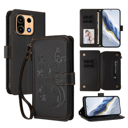Butterfly Love Flower Multi-card Zipper Wallet Leather Phone Case, For OnePlus Turbo 6X Pro 5G, For OnePlus Turbo 6 / 6V 5G, For OnePlus Nord 5 5G / Ace 5 Ultra, For OnePlus Nord CE5 / Ace 5 Racing, For OnePlus 13T, For OnePlus 13R 5G / Ace 5 / 5 Pro  ...