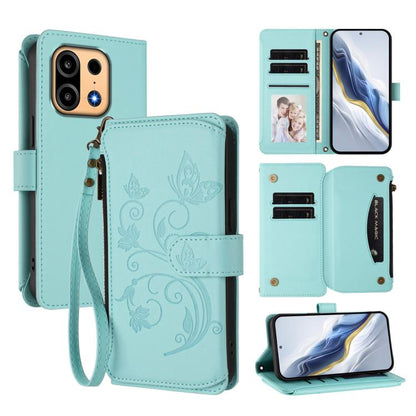 Butterfly Love Flower Multi-card Zipper Wallet Leather Phone Case, For OnePlus Turbo 6X Pro 5G, For OnePlus Turbo 6 / 6V 5G, For OnePlus Nord 5 5G / Ace 5 Ultra, For OnePlus Nord CE5 / Ace 5 Racing, For OnePlus 13T, For OnePlus 13R 5G / Ace 5 / 5 Pro  ...
